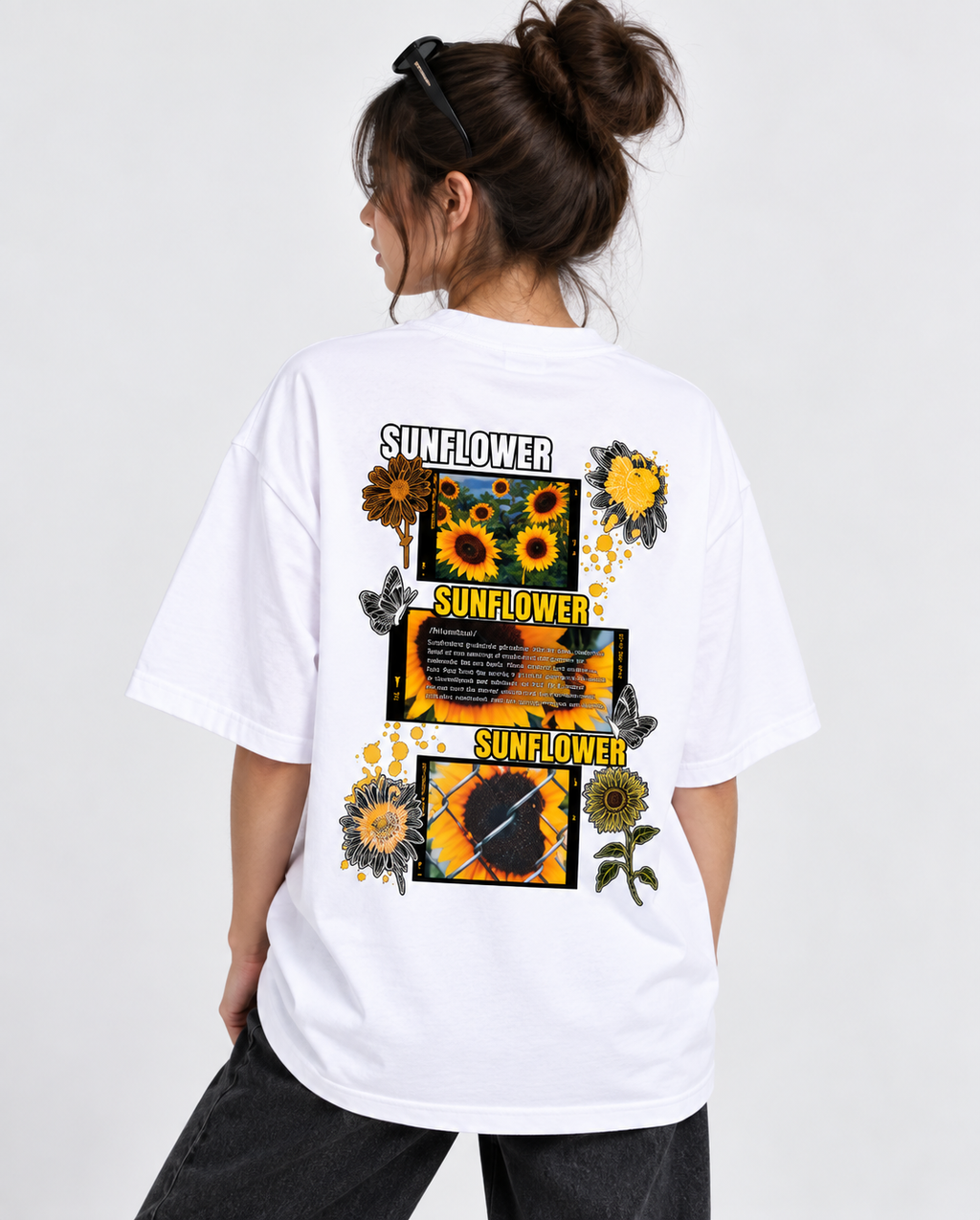 Flower Unisex Oversized T-Shirt