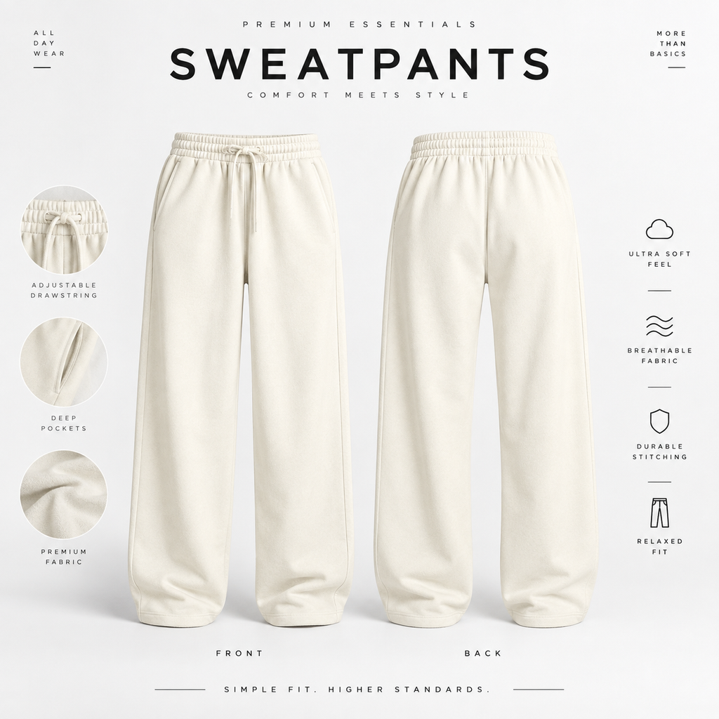 Unisex Essential Terry Sweatpants