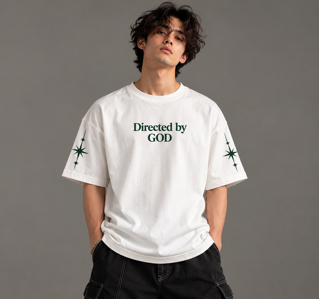 Directed by God Oversized UNISEX T-Shirt | Premium Streetwear